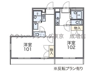 レオパレスＡＫの物件間取画像